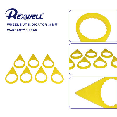 41mm Yellow Wheel Nut Check Indicator Loose Lug Nut Indicator
