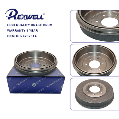 UH74-26-251 UH74-26-251A Auto Rear Brake Drum For Ford Ranger Mazda Bt50