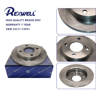 55311-74P01 55311-74P00 Auto Brake System Front Brake Disc Rotor For Suzuki Alto